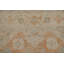 Tapis orange en laine noué à la main de conception unique 2 pi 11 po x 3 pi 10 po New Age
