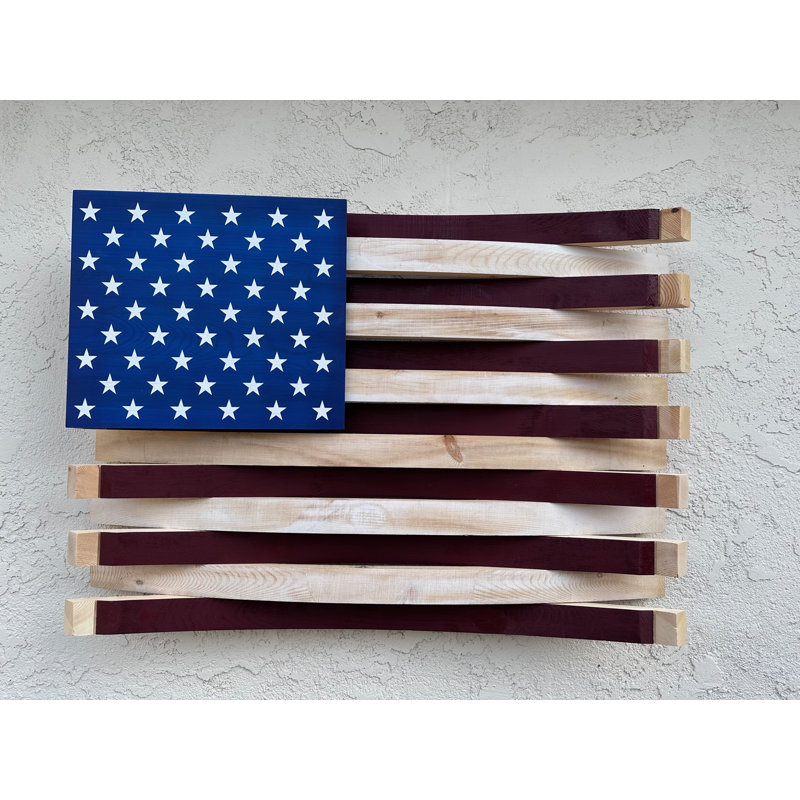 Drapeau américain du baril de vin, Rouge