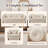 White Upholstered Loveseat with Channel Tufting, Rolled Arms and Nailhead Trim-1970829649