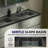 59 in. W x 19-5/8 in. D Wall Mounted Floating Bathroom Vanity in Gray with Quartz Sand Composite Vanity Top in Matte Black-87768961