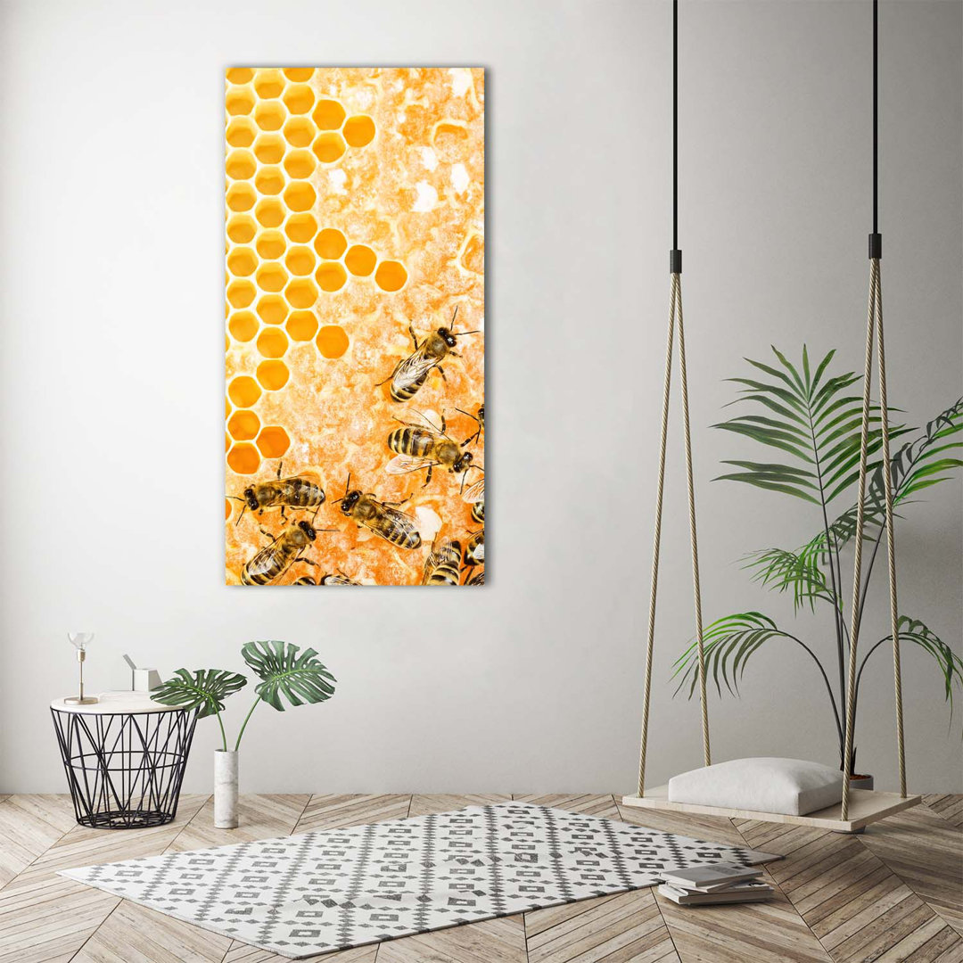 Arbeitende Bienen - Kunstdrucke auf Leinwand - Wrapped Canvas