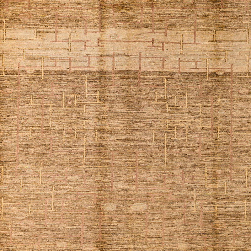 Abstract Indoor Rug, Square 3'