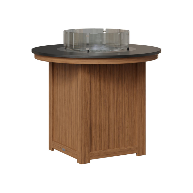 Foyer de table rond à hauteur de comptoir de 44 po Berlin Gardens Donoma, H 37 po x l 44 po x P 44 po