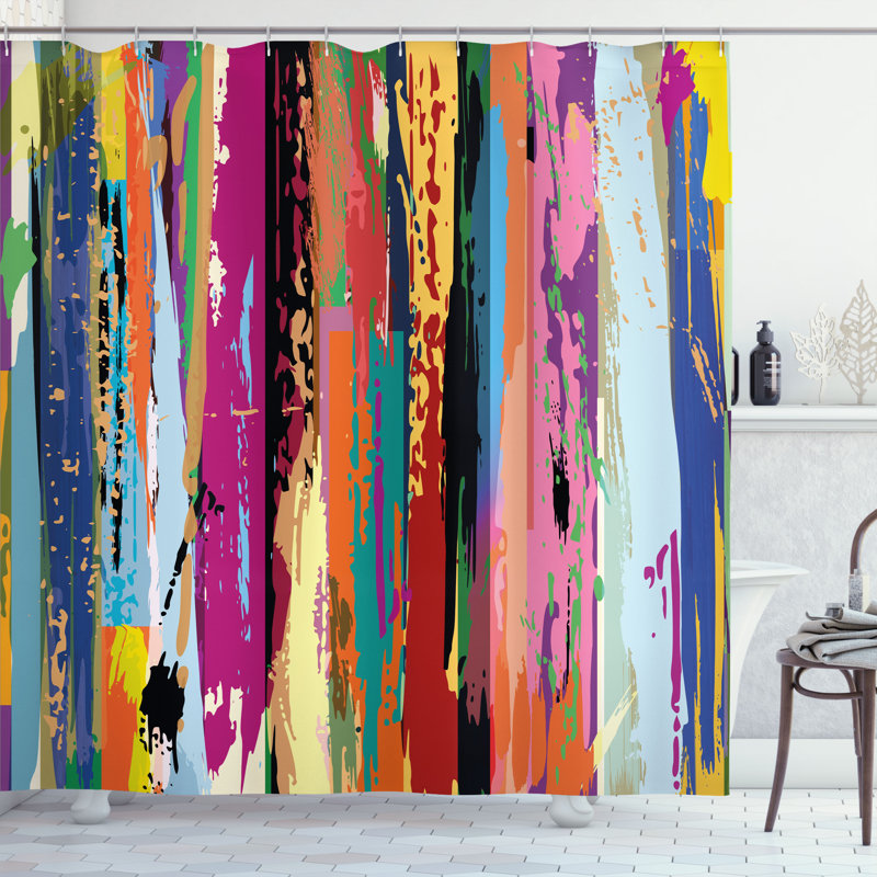 Shower Curtain with Hooks Included