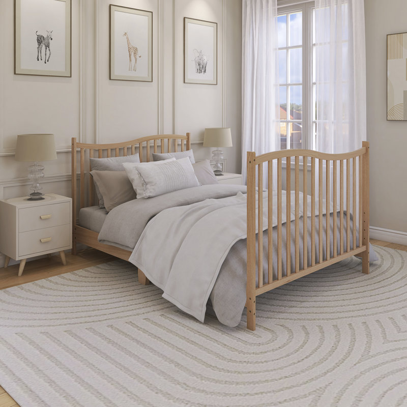 Lit de bébé convertible 5-en-1 Chelsea, Naturel