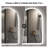 31.5" X 19.7" Arched Bathroom Mirror With 3 Color Led Lights