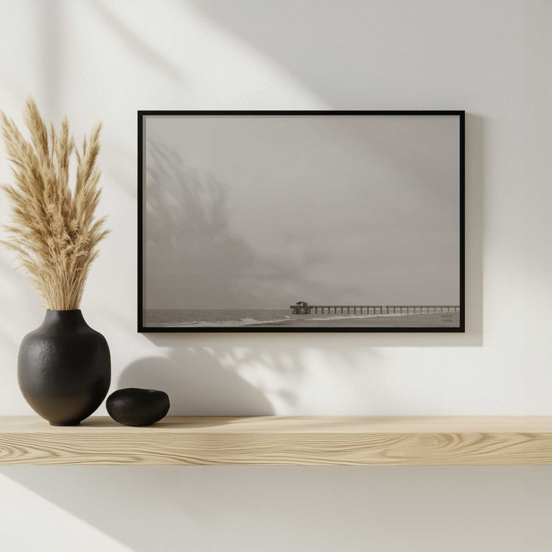 Atlantic Edge by Nathan Larson Art Print, 24" H x 36" W, Gold
