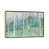 Toile avec cadre or