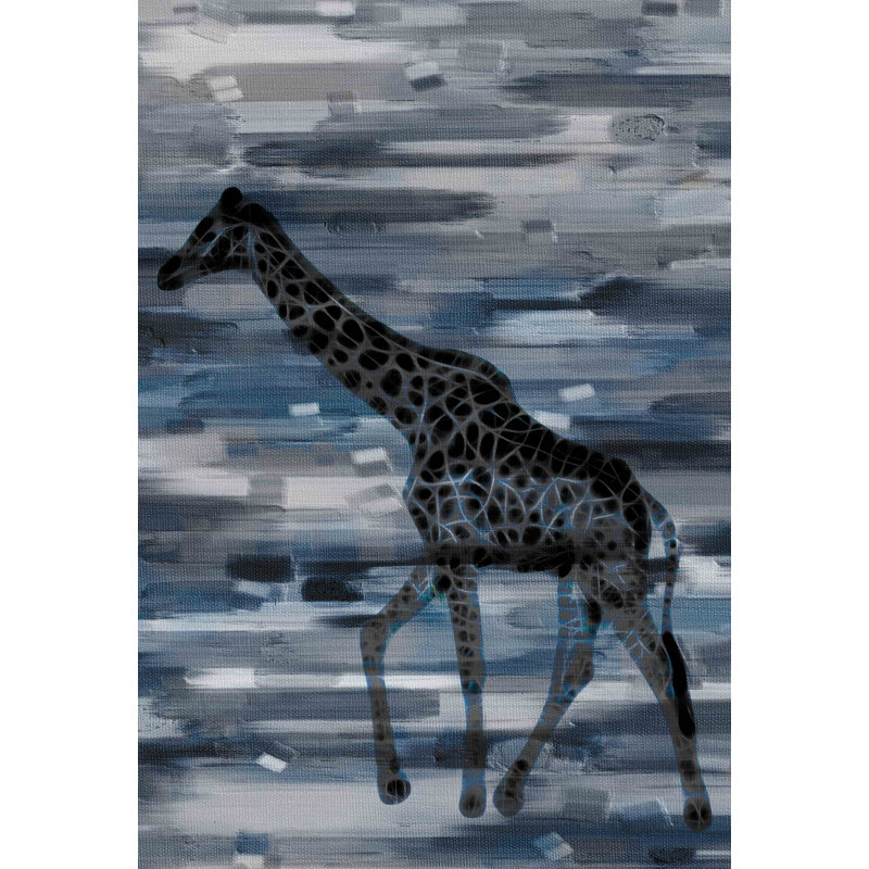 « tall walker » par parvez taj,, reproduction d’art sur toile tendue, H 36 po x l 24 po x P 1,5 po
