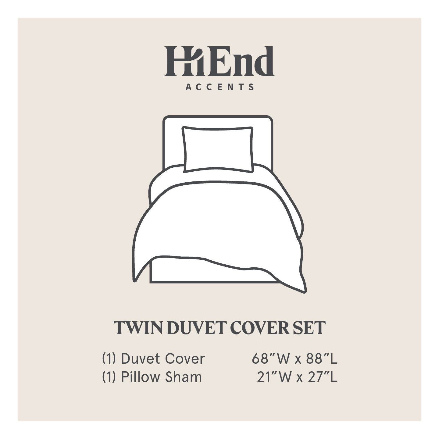 Cotton Canvas Stonewashed Duvet Cover Set, Twin Duvet Cover + 1 Sham Pillow, Terracotta
