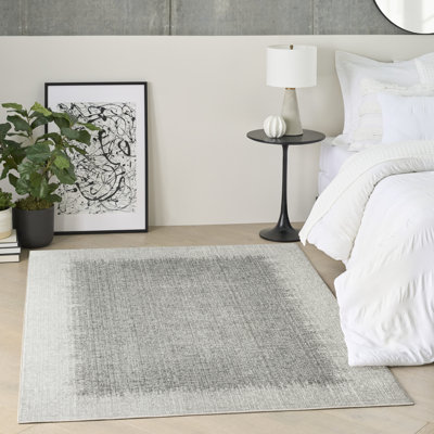 Abstract Machine Made Area Rug
