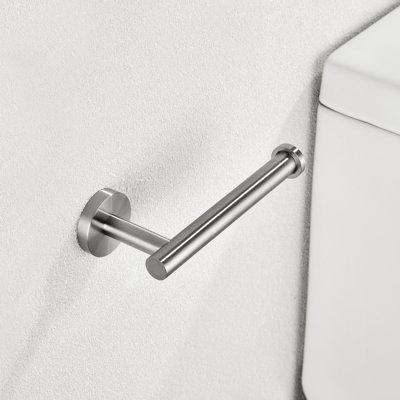 5 Piece Bathroom Towel Rack - Wall Mount, Brushed Nickel Design, Aluminium, Modern Look, Rust, Multifunctional, Easy Installation Process 5 For Mount Aluminium Material, Multipurpose Bath, Bedroom,