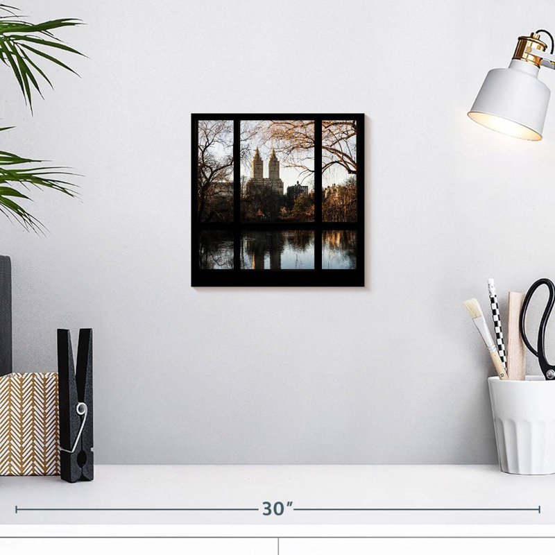 Nicci New York View From The Window - Central Park, 10" H x 10" W