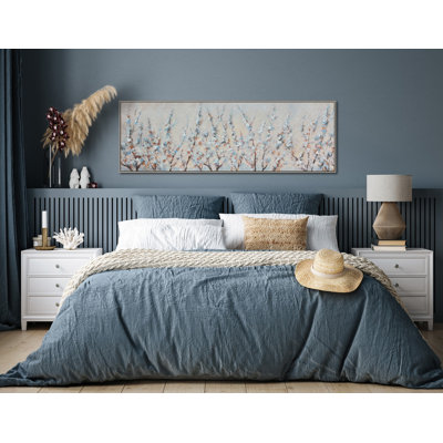 Art mural en toile Frosted Blooms