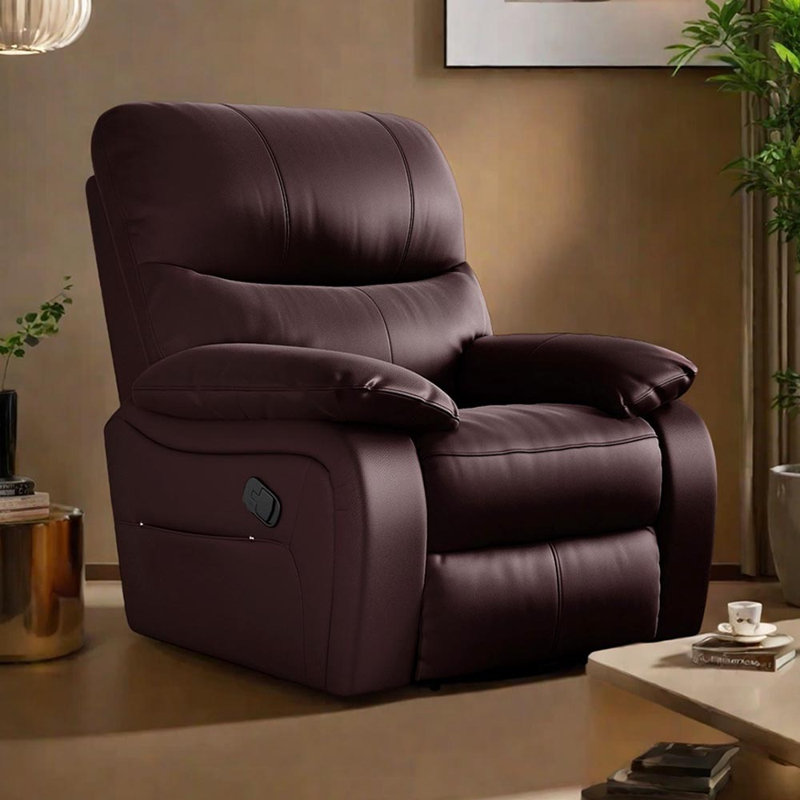 Fauteuil inclinable multifonctionnel ergonomique, Vin rouge