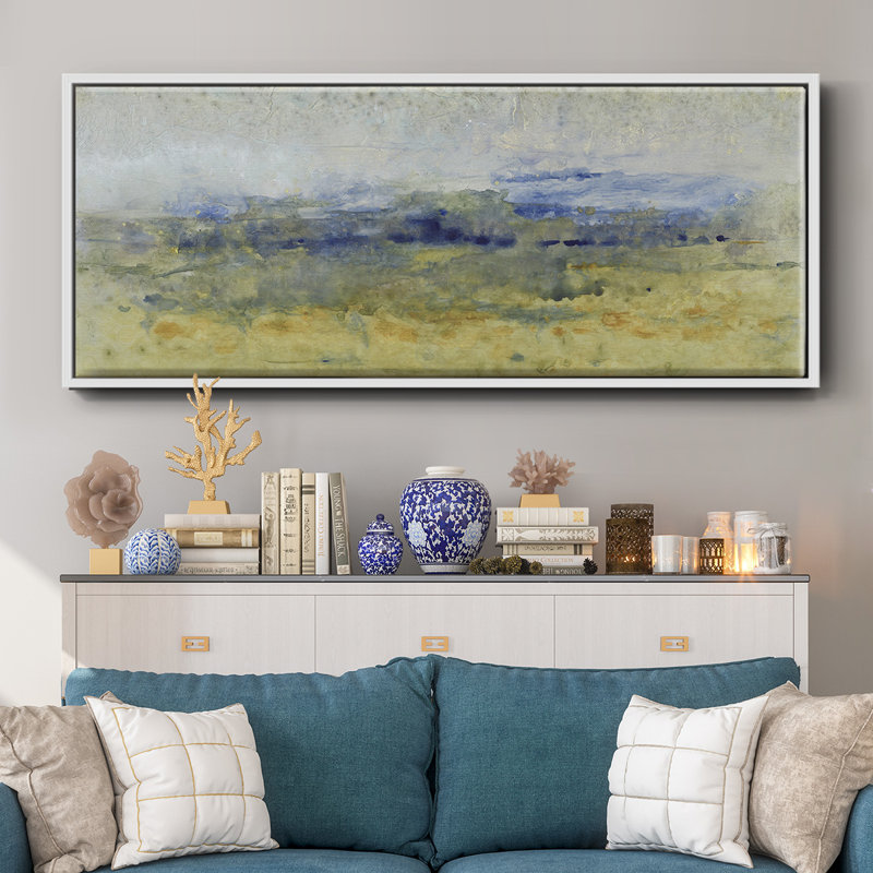 Open Terrain II- Framed Canvas