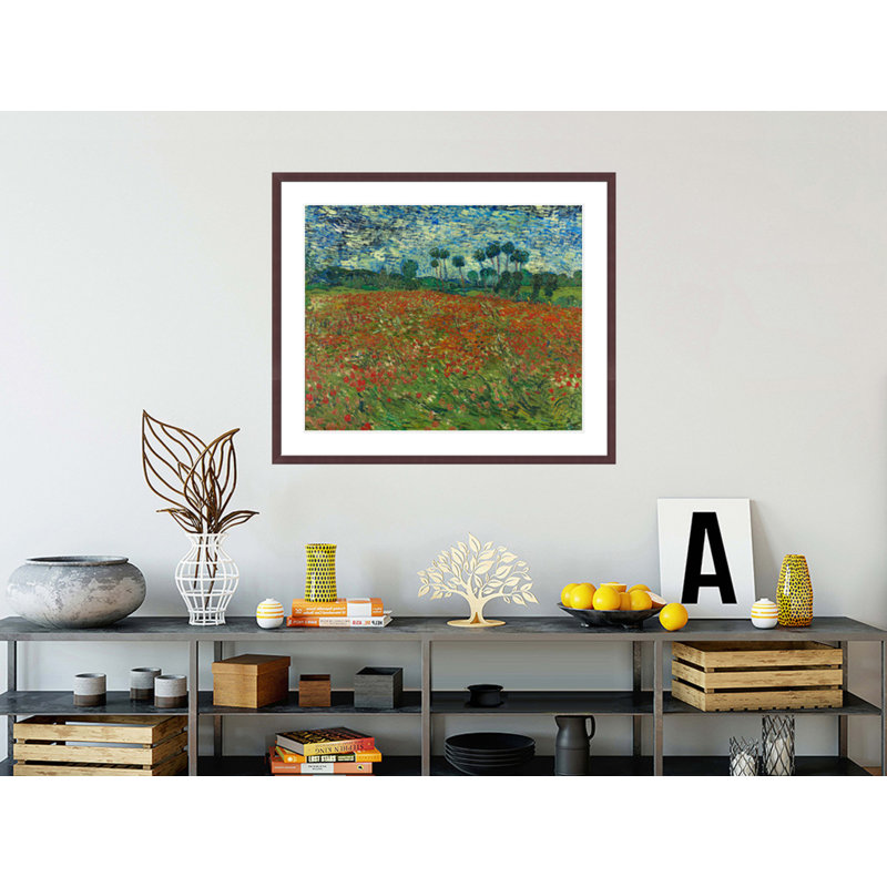 «Field with Poppies» par Vincent van Gogh, H 33,5 po x l 39,47 po