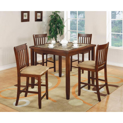 Duplessis 5 Piece Counter Height Dining Set -  Red Barrel StudioÂ®, F10F8BCA9B4846BEB013DB2ACC351761