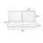 Outdoor 5'' Loveseat Seat / Back Cushion-161863031