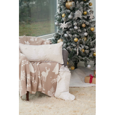 Jeté de Noël Yuletide Frost