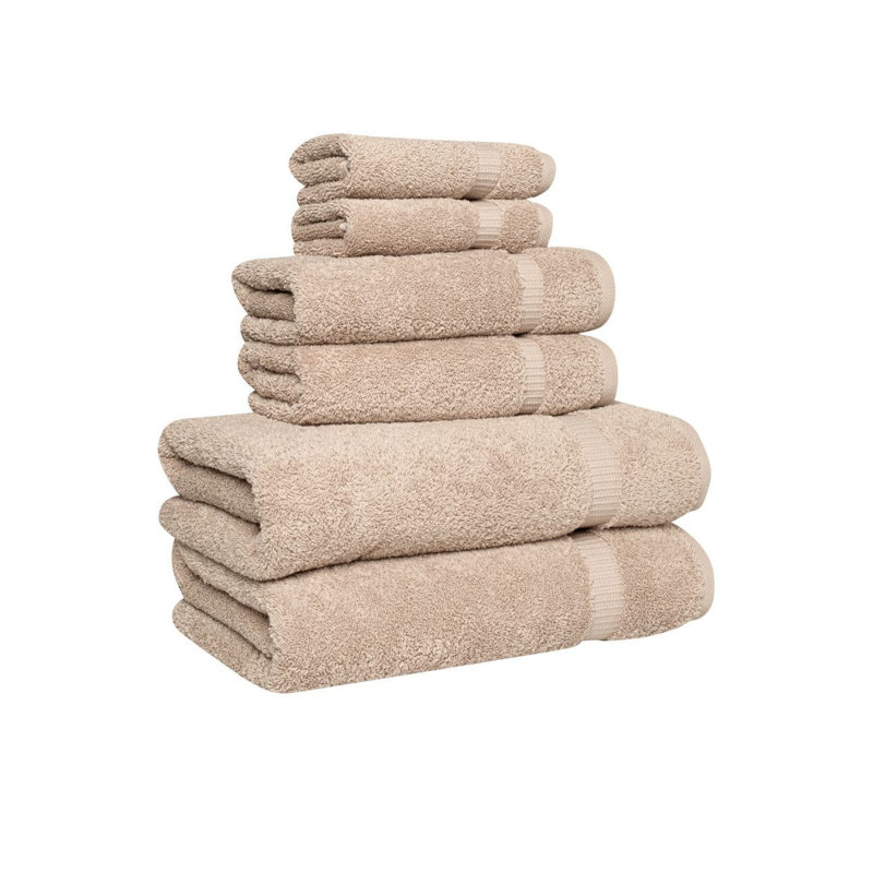 Ensemble de serviettes Serenity Luxury Hotel Turkish, 60, Taupe