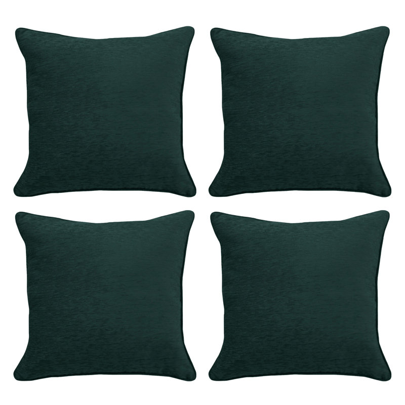 Theressa Square Cushion, Dark Gray