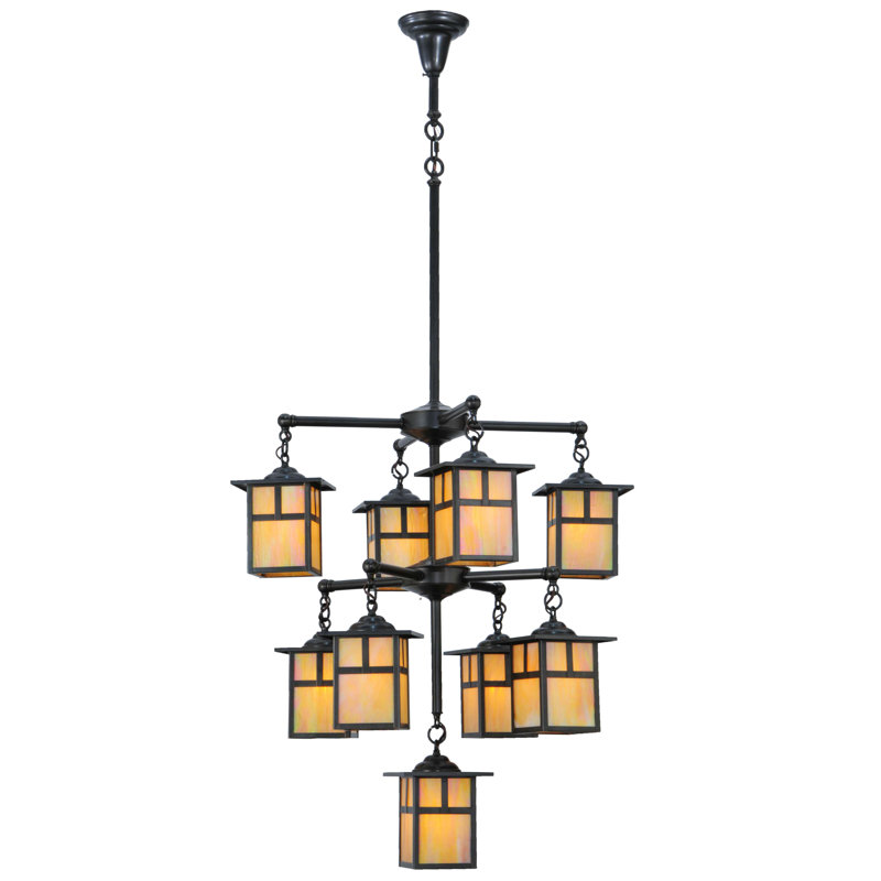 Gardendale 9 - Light Dimmable Tiered Chandelier