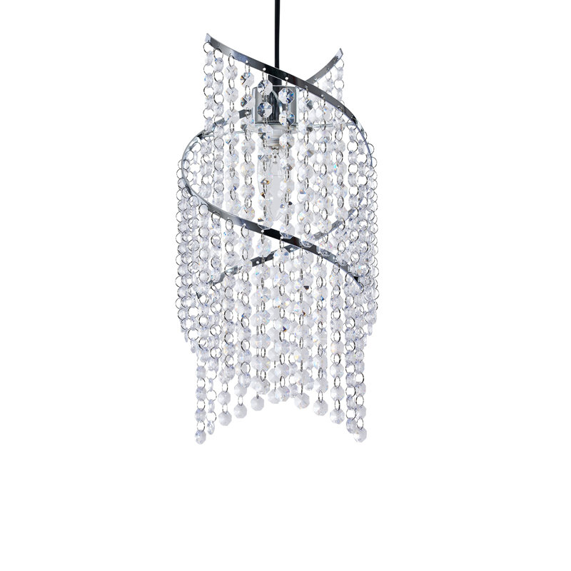 Goddard 1 - Light Chrome Crystal Pendant