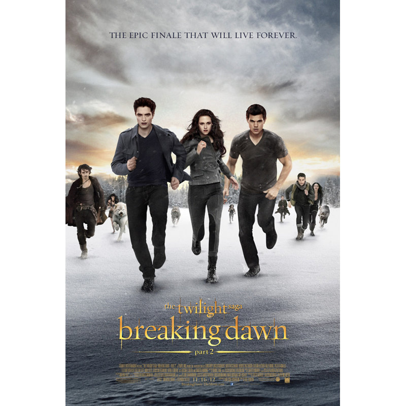 The Twilight Saga Breaking Dawn, 24" H x 16" W
