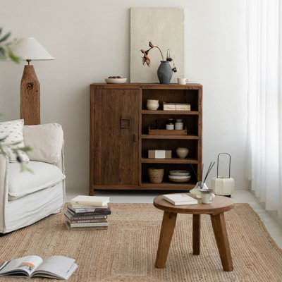 Wall-mounted entrance storage cabinet