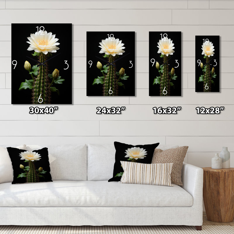 Cactus Isolation II - Horloges murales Cactus, Petit