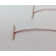 Fixturedisplays® 4" Dual-End Looped White Cotton Cord Barbed Cord Loop Band With Metal Barbs 100PK 101711