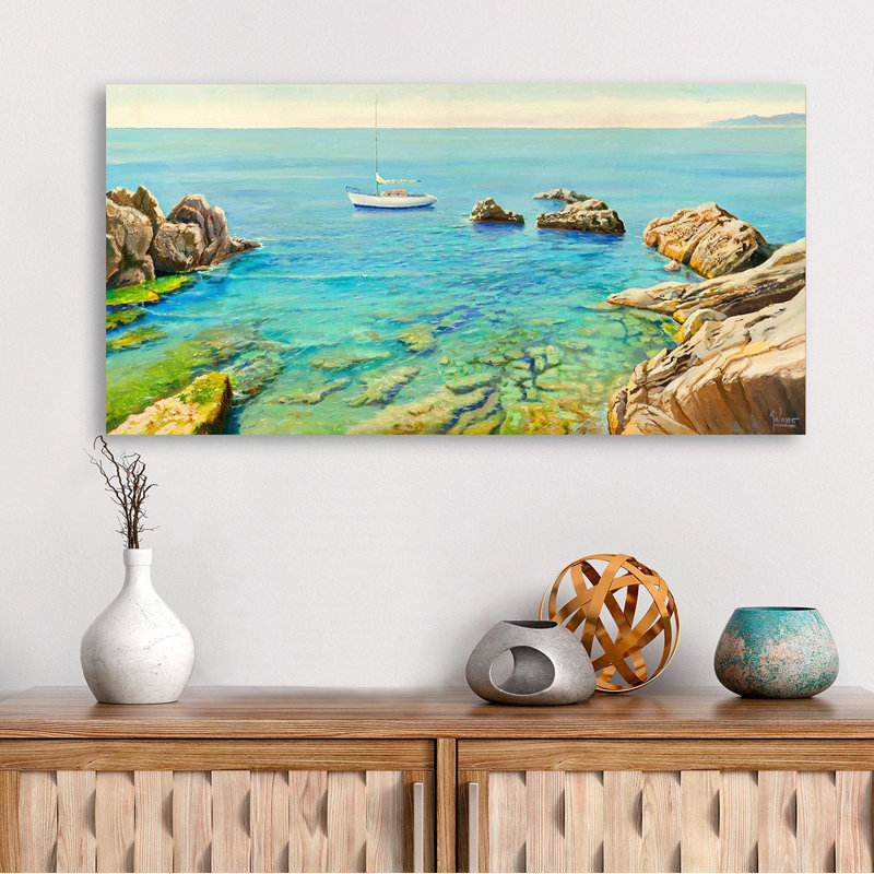 Quiet Landing by Adriano Galasso - Wrapped Canvas Print, 35cm H x 70cm W x 4cm D
