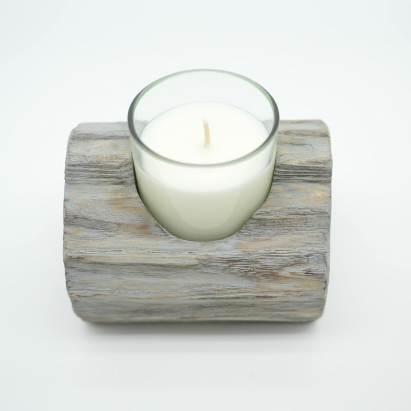 Photophore en bois Hartsel 3,54 po