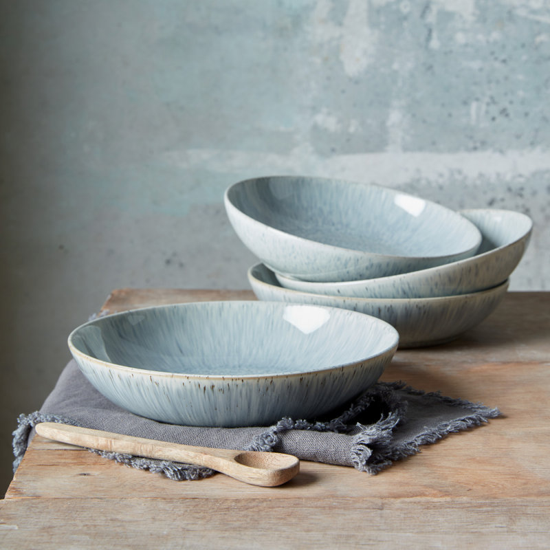 Halo Speckle Set Of 4 Pasta Bowls
