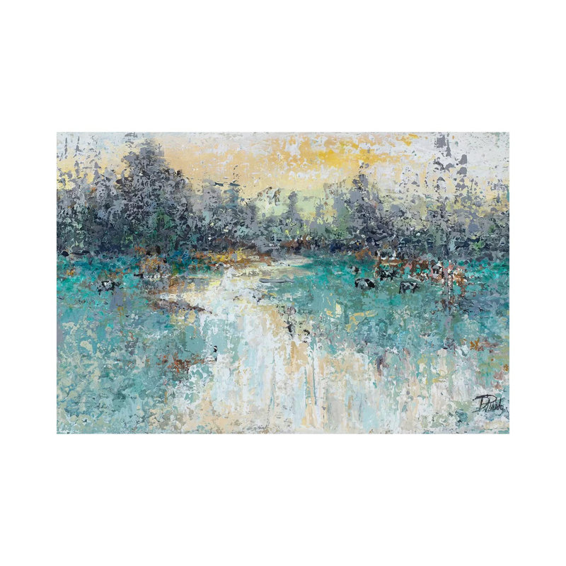 «Wild Fields» par Patricia Pinto - reproduction d'art sur toile, Toile tendue, Pas de tapis, H 12 po x l 8 po x P 0,75 po