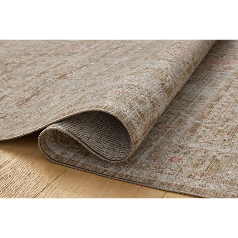 Ida Bark Multi Hand-Knotted Rectangular Area Rug