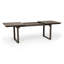 Table de salle à manger d'extérieur extensible en bois d'acacia