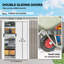 Biruk 9 ft. W x 4 ft. D Galvanised Steel Pent Garden Shed