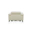 Fauteuil inclinable standard en cuir véritable de 50 po Philippa-118659571