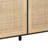 Elegant And Functional 4-Door Rattan Decorative Storage Cabinet-1024422133