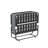 Large Wide Folding Bed for Tall People, Extra Long & Wide Rollaway Bed with Memory Foam, Heavy-Duty Capacity Guest Bed, Spacious Portable Cot
