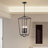 Bourdeilles Iron Geometric Chandelier