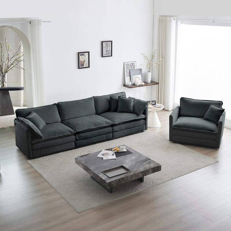 Chenille Modular Sectional Sofa