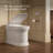 Claude by Studio McGee One-Piece Elongated Smart Toilet, Dual-Flush-128981837