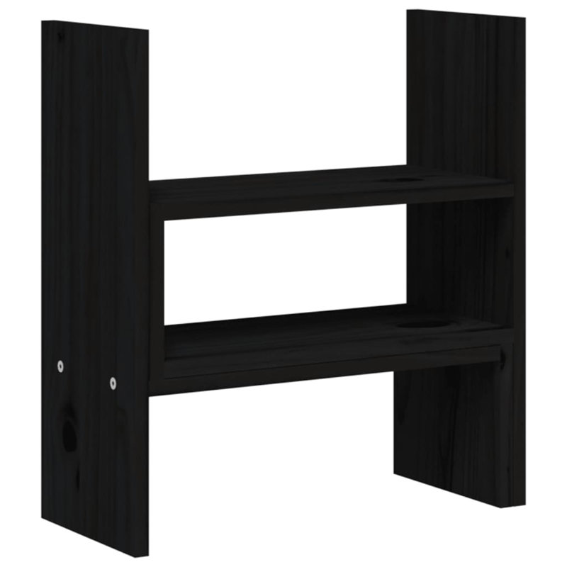 Khaysen Wood Monitor Stand, Black