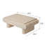 Table basse à plateau relevable, bureau moderne en bois avec rangement caché pour petits espaces-129228056