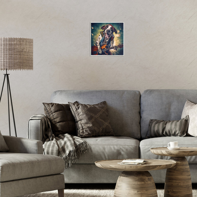 «Musician Dog Singing Wall Art» par Sean Parnell