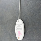 Grandparents To Be Oval Shaped Ceramic Ornament