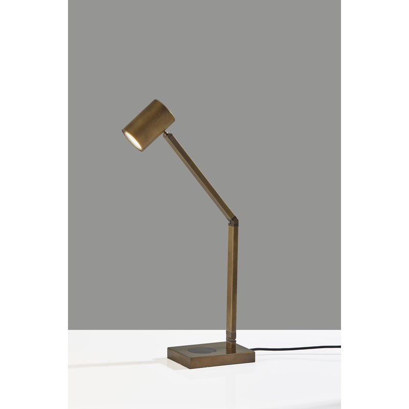 Newman Metal USB Desk Lamp, Bronze Finish